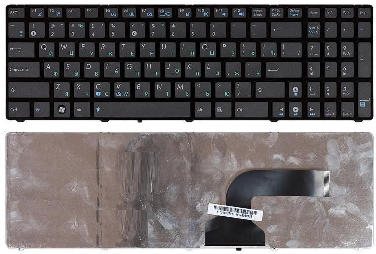 Клавиатура для Asus K52, K53, N50 черная Тип 2